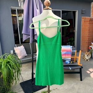 Green NWT Thrills knit mini Dress